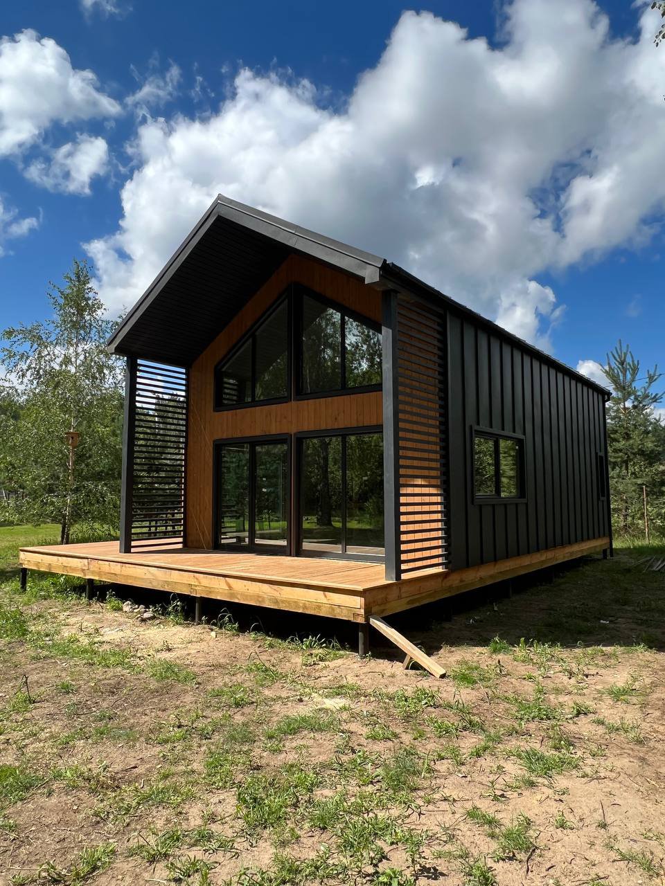 Деревянный каркасный дом