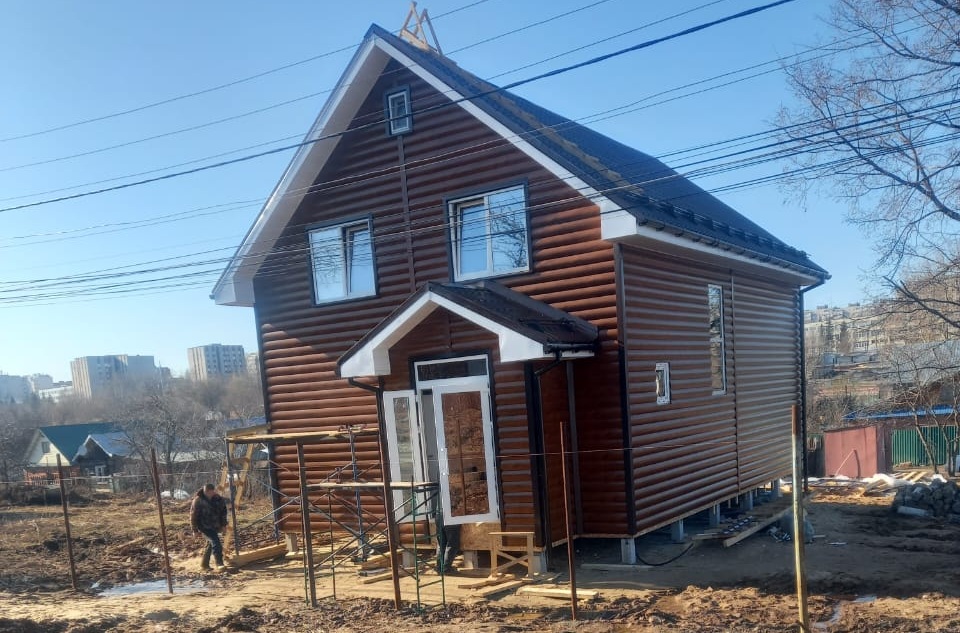 2х этажный каркасный дом