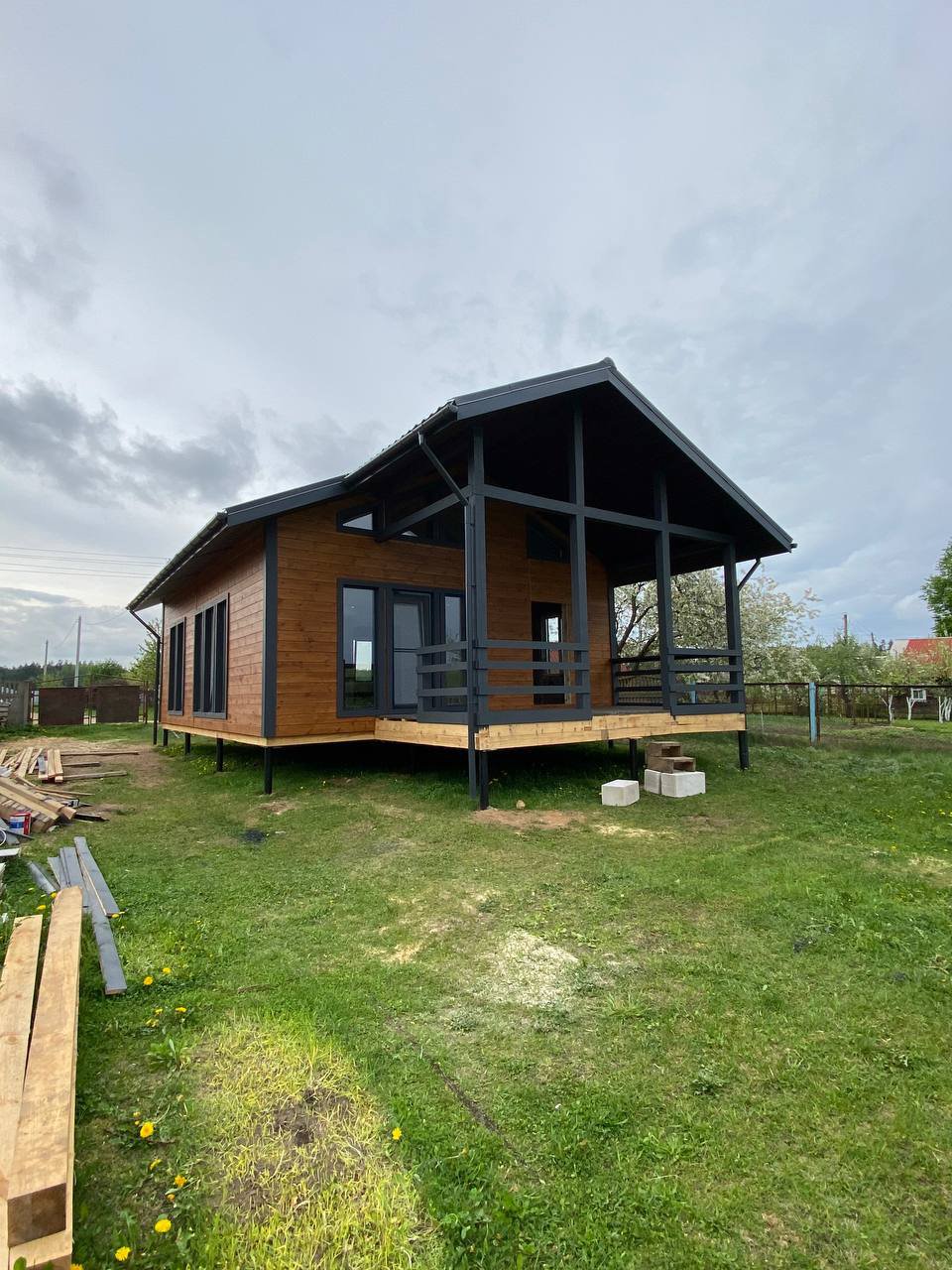 Деревянный каркасный дом